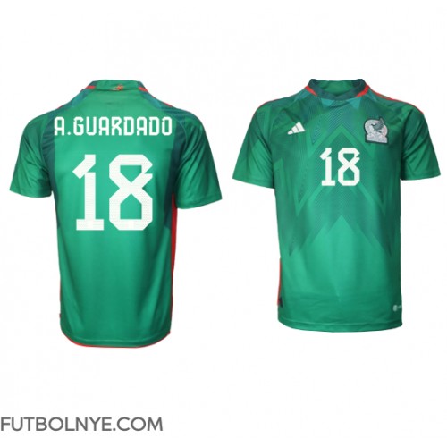 Camiseta México Andres Guardado #18 Primera Equipación Mundial 2022 manga corta